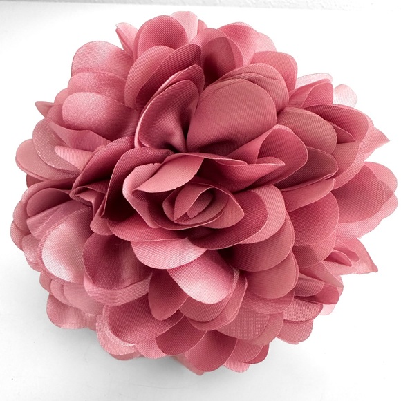 Big Boho Flower Hair Clip in Pink - Picture 1 of 7